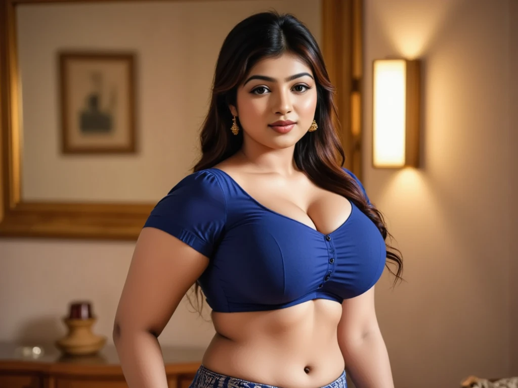 (rainbow camisole:1.1, sleeveless), big breasts, Pakistani girl