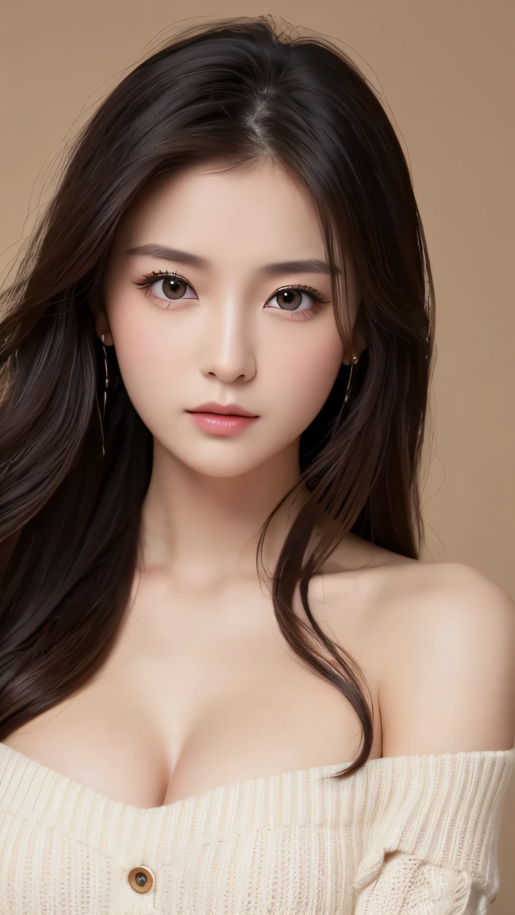 (masterpiece:1.3), (8k, photorealistic, RAW photo, best quality: 1.4), (1girl), beautiful face, (realistic face:1.2), (brown hair, semi long hair:1.3), beautiful hairstyle, realistic eyes, beautiful detailed eyes, (realistic skin:1.2), beautiful skin, (under wear), absurdres, attractive, ultra high res, ultra realistic, highly detailed, golden ratio