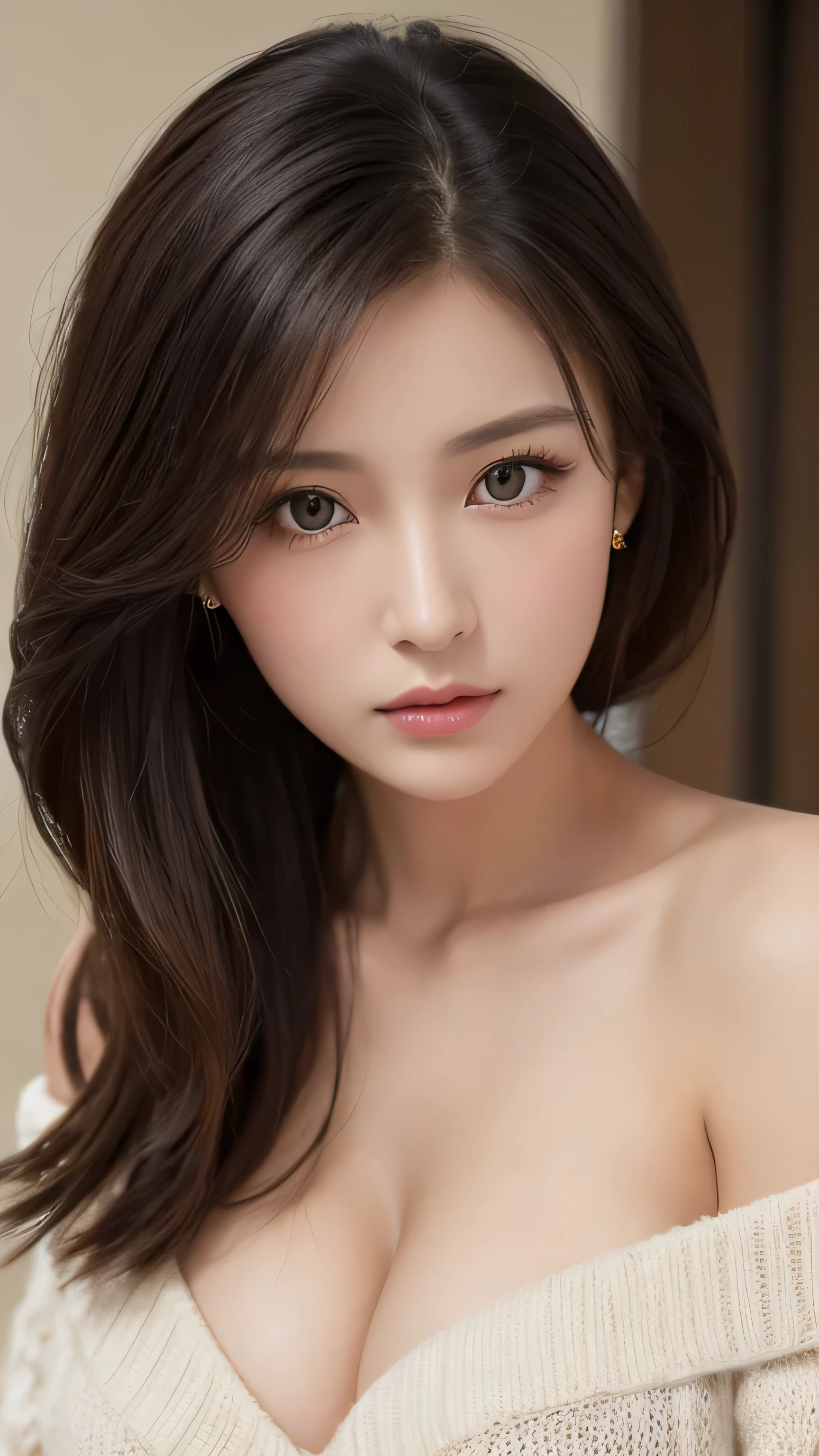 masterpiece,Depth of field,game cg,high-resolution, Best Quality, Illustration, Ultra-detailed, finely detail, uncensored,ultra-high-res,hyper-realistic,8K Wallpaper, Perfect dynamic composition, Beautiful detailed eyes,Medium Hair,natural color lip, Bold sexy poses,angelic-smile,indoor、18 years woman、Cute、Sexy shot looking at camera,close-up face,open-mouth,symmetrical,from above,