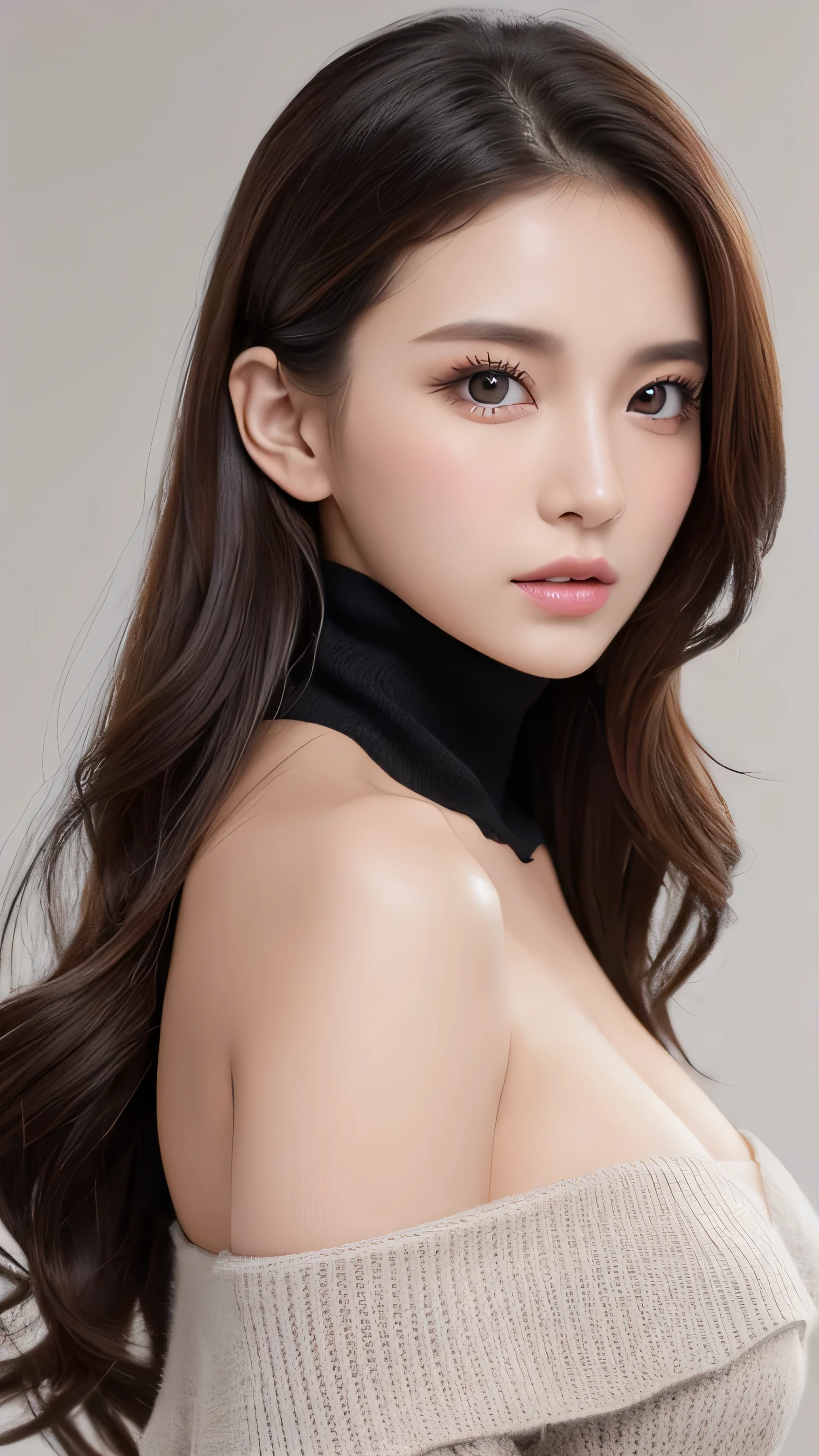 1 female,Small breasts,Light Brown Hair, Blunt bangs, Random length hair,((Glamorous and attractive figure,She&#39;s sticking her ass out towards me)), Thin face, Delicate lips, Saggy eyes, Light brown eyes,Perfect glowing skin, (Realistic:1.3), Body-hugging outfit,Super Detail,high quality,最high quality, High resolution，(((From head to toe，whole body,)))20-year-old，Green Eyes,Crouching,Dimples,Mole around the mouth,freckles,