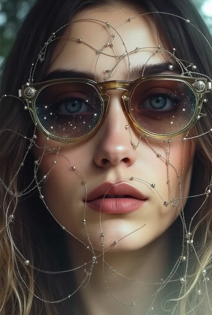 Woman with many eyes