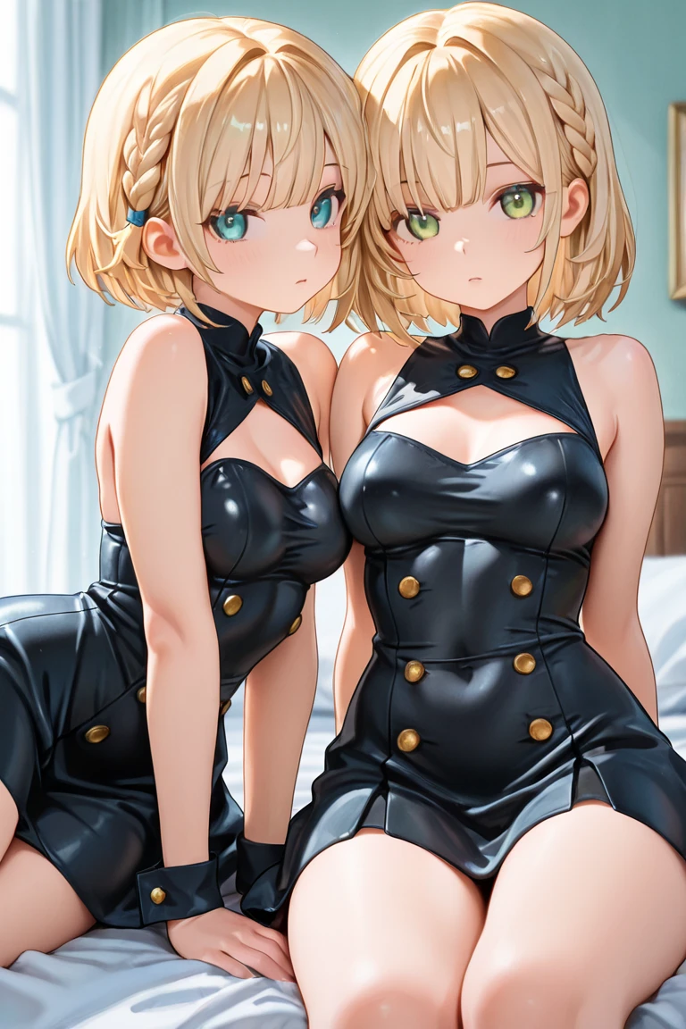 nsfw、Kagamine Rin、beautiful eyes、sensitive、naked、shyness、Sweat、shot from below、Look down、Put your hands on your crotch、whole body、crotch opening、nude、spreadlegs、short hair、city、main Street、finger inserted、Fingering、semen、smile、Hatsune Miku、two people、2girl、pair、pair、lesbian、city
