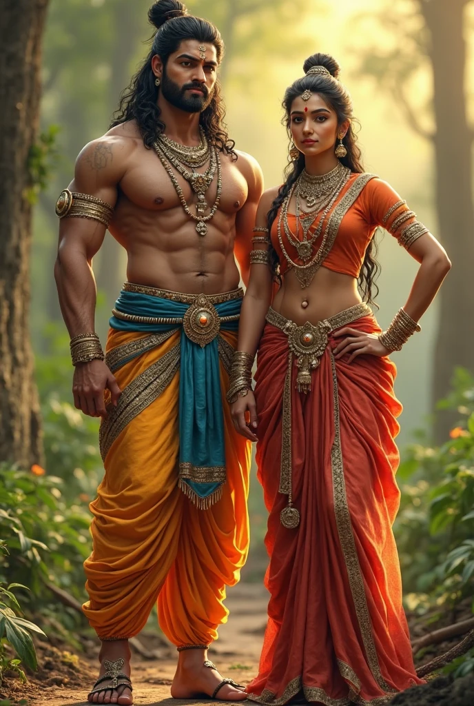 Hanuman and Rama first met in the Kishkinda-Kanda during the final year of Rama's -year exile. Rama and Lakshmana were searching for Sita in the forests of Rushyamukha parvata near the Pampa river. Sugriva, fearing the two warriors, sent Hanuman to approach them disguised as a saint. Hanuman introduced himself as Sugriva's minister and questioned their presence. Through their conversation, Hanuman recognized Rama's divine nature. Sugriva then became an ally of Rama and Lakshmana in their quest to find Sita.