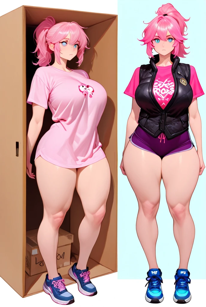 Fake big , completely naked, tall woman , high-waist e seios gota, lain, mulher pelada laina, tall and slim thighs, Legs long, high-waist, huge huge ((artwork)),(((best quality))),((character design sheet)) ,((Vulgar)) , voluptuous girl, he used to smile,((between the breasts)) , , pink hair, pink hair, laina, Kale, Kale, vagina Kale,, Kale vagina, Kale pussy, huge boobies, huge fake , Fake big