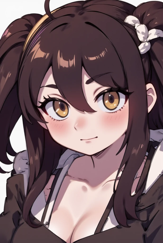 Cute,blushing,qingque,cat ears,white background,