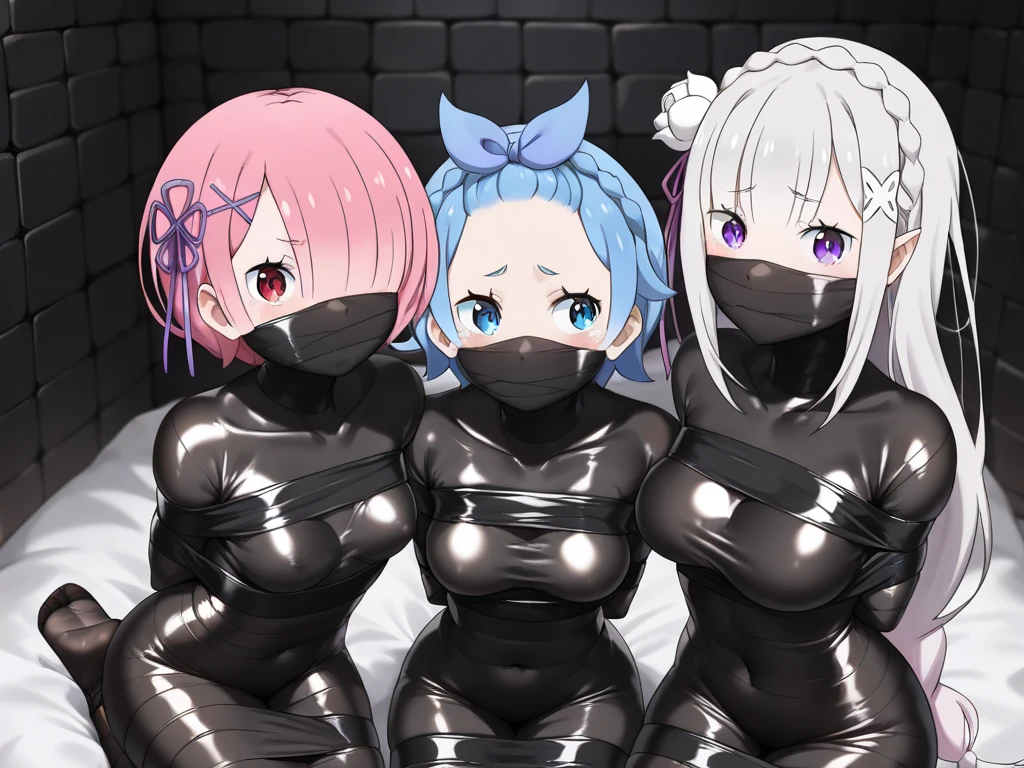 (((Dizzy was turned into a (male pig1.3), by a curse)), (Dizzy is transformed into a pig when touched by the smoke of the curse,cursed energy),(Humiliating transformation),(pig face:1.3),(pig nose:1.3),(pig body:1.3),)(Masculinization,Male Body,((Sex change,Ageing,中年Masculinization,Old man)),gender swap:1.3),((penis,testis,ejaculation)),stockywrestlerv1.0,(muscle,Fat,Obesity,Flat chest,muscle質な体),(Crying face,Pig nose:1.3),Unwanted hair,Belly hair,Armpit Hair,Leg hair,pubic hair),solo focus,1girl,best quality,high resolution,((最high quality, 8k wallpaper)),(masterpiece,最high quality),Very detailed,High resolution)(Best Quality,High resolution,)In the style of Hiraku Kaneko,Inspired by Rin Shin,anime style,(beautiful,最high quality, high quality, masterpiece)Dizzy | Guilty Gear Xrd(ggdizzy,Dizzyms,((bald head,)blue hair,twin tails, hair ribbon)bottomless,censored,sweat,detached sleeves,underwear,thighhighs,thigh strap,choke,rbelt,asymmetrical wings,tailtail ornament,bare shoulders,navel,cleavage,orgasm,rolling eyes),half-closed eyes,(heart-shaped pupils,heart,symbol-shaped pupils),(bald:1.7,wearing pantyhose on their head,Bald Head,Bald forehead,Forced balding,Embarrassing head with a bald parietal), makeup, pink lip, beautiful face, curvy, happy smile, closed mouth,(huge breasts:1.4),(futanari,heavy penis:1.3,gigantic testicles:1.3),cowboy shot(nod_type2,squatting,thighs,(Looking down,blush,Sweat, Sweatdrop,pubic hair,Spread your thighs),)(Dizzy crying in front of a mob of people ((Fighting game style screen,video game screen cap, game ui,platform_game,platformer,sidescroller,Health status gauges,User Interface of Fighting game,dots game,pixel art,16Bits,31bits)),(detailed background, outdoors, steampunk buildings, ruined street, wind, ruins city,wall),(wearing pantyhose on their head:1.3,st0ck1ngh34d:1.3,Stockings cover her face, her face is squashed, (Face Stockings,Crushed face,Broken Lips,Pig face,xxmaskedxx,pigmask), she is embarrassed) ((naked in a miserable and embarrassing haigure pose))