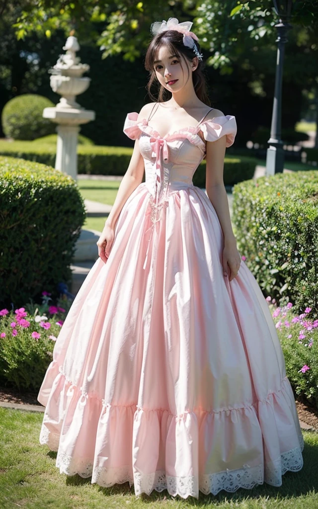 highest quality, masterpiece, highest resolution, artwork, super それにget used to it, many get used to it, get used to it, それにget used to it,, girl,cute girls,(()),((All 10 year old girls)),girls are princesses,everyone wears a tiara on their head,((all have volume,She is wearing a pink Victorian ball gown dress with a full-length hoop skirt)),the dress is round and bulging,(Long sleeves with ruffles),((A long dress that almost touches the floor)),A dress with lots of frills and ribbons..,((ruffle yoke collar)),luxury,inside the palace,Satin fabric dresses,They are kissing.,lesbian,in the luxury bedroom,huge luxury princess’s bed,they are Lie down on the bed,