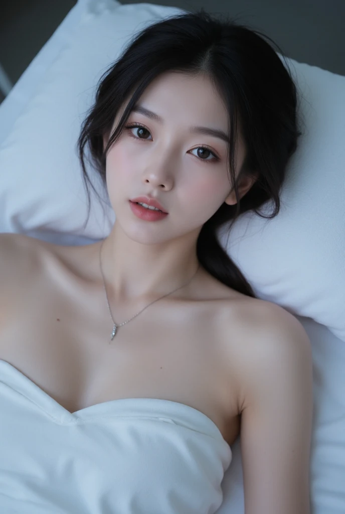 One Woman（Korean Beautiful Girl、White skin、全naked、No clothes、snowのようにWhite skin、snow、night、breast、Nipples、Long Hair、naked、Vagina、Lie down、Sleeping on your stomach、ghost、transparent、半transparentの体、The other side is transparent、bed、futon、Twilight、Darkness、Erotic、Sex、night、真night中、深night、掛けfuton、Prone、）Darkness、Pitch black、darkness、futonをかぶる、Looking at this、Watching Me、Sleeping on your stomach、Disheveled Hair