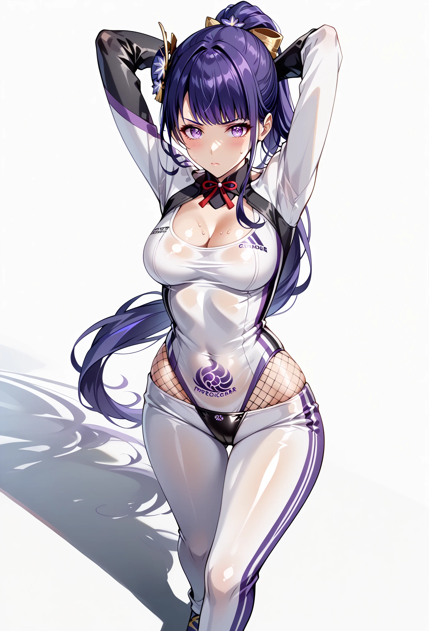 (Masterpiece, plain background:1.2) 1sologirl standing straightforward symmetrical wearing whitish playboy bunny outfit, whitish high heels 👠 whitish hair, whitish stockings, whitish sleeves, whitish fluffy bunny ears, 😍 👌 😀 ✨️ ♥️ ❤️pupils eyes symbol