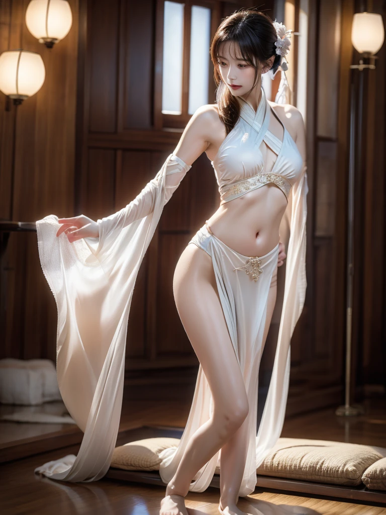 ((masterpiece:1.4)、(top-quality:1.4)、(reallistic:1.7))、a beauty girl、Super sexy girl、Super beautiful girl、((1girl in:1.4))、Shiny natural skin texture、Glossy luxury latex、Luxury Latex Bodysuit、Very revealing sexy outfits、By Luis Royo、age19、Super Ultra Ultra Bikini、Cute tattoos、(standingn)、(full body Esbian:1.4)、(Two arms:1.4、Two legs:1.4)、(perfect anatomia:1.4)、(Perfect female body:1.4)、Portrait photo of a girl、Soft front light、beautiful countenance、kawaii faces、Beautiful udder、Colossal tits、Beautiful ass、A detailed eye、Draw eyes clearly and beautifully、beautidful eyes、Narrow waist、Raw photo、red-lips、Red high heels、Cute Hair Ornament、a choker、a necklace、耳Nipple Ring、1 screen display、Beautiful girl standing on the ruins of an ancient city