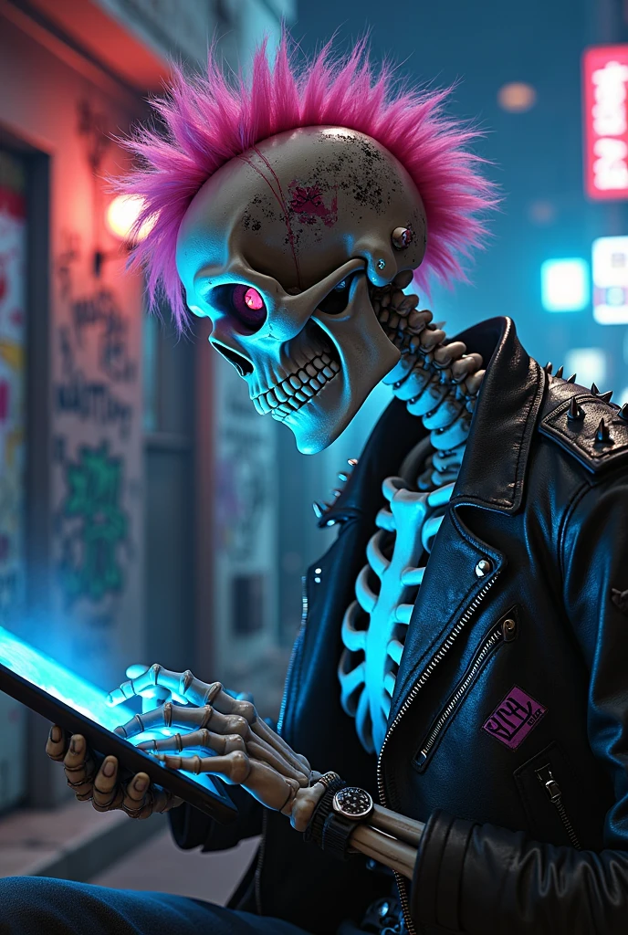 best quality, masterpiece, 3d, Pixar Artwork, Electronic variants, (Cartoon mechanical zombie with big glasses in the factory:1.5),in a dynamic dancing pose within a colorful virtual reality world teeming with neon lights and vibrant holograms, The scene bears the influences of both pop art and graffiti, a truly cyberpunk-inspired ensemble with explosive energy, created using digital painting methods and radiant, glowing effects