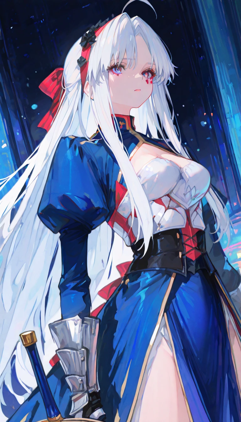 morgan le fay XL
Morgan Le Fay from Fate Grand Order
Vanilla: long hair, grey hair, blue eyes, very long hair, ponytail, black ribbon, hair ribbon, french braid, short dress, detached sleeves, cleavage, clothing cutout, detached collar, pelvic curtain
Swimsuit: long hair, grey hair, blue eyes, very long hair, braid, ponytail, hair flower, white bikini, detached collar, detached sleeves, blue ribbon, yellow ribbon
Third ascension: long hair, grey hair, blue eyes, very long hair, ponytail, Split ponytail, french braid, Crown, veil, spiked collar, black dress,