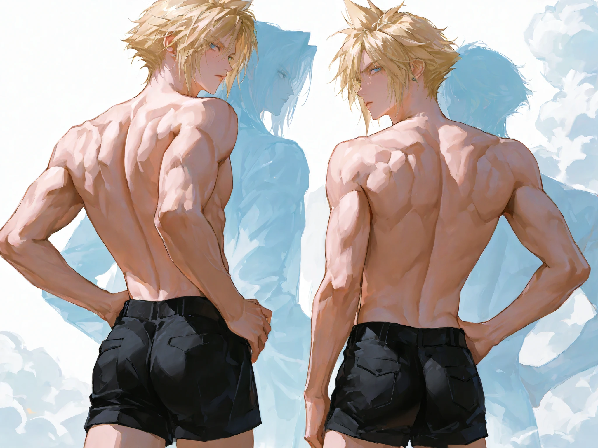 Bakugou katsuki flashing his butt