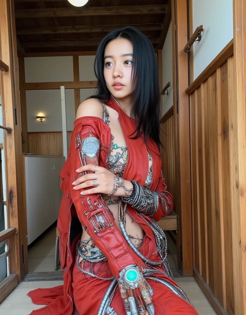 (masterpiece: 1.2, Highest quality),Chihuahua sitting on a Ouija board,Alphabet tattoo on stomach,Dog with a Ouija board、Manga Style, rough sketch, Horror elements,