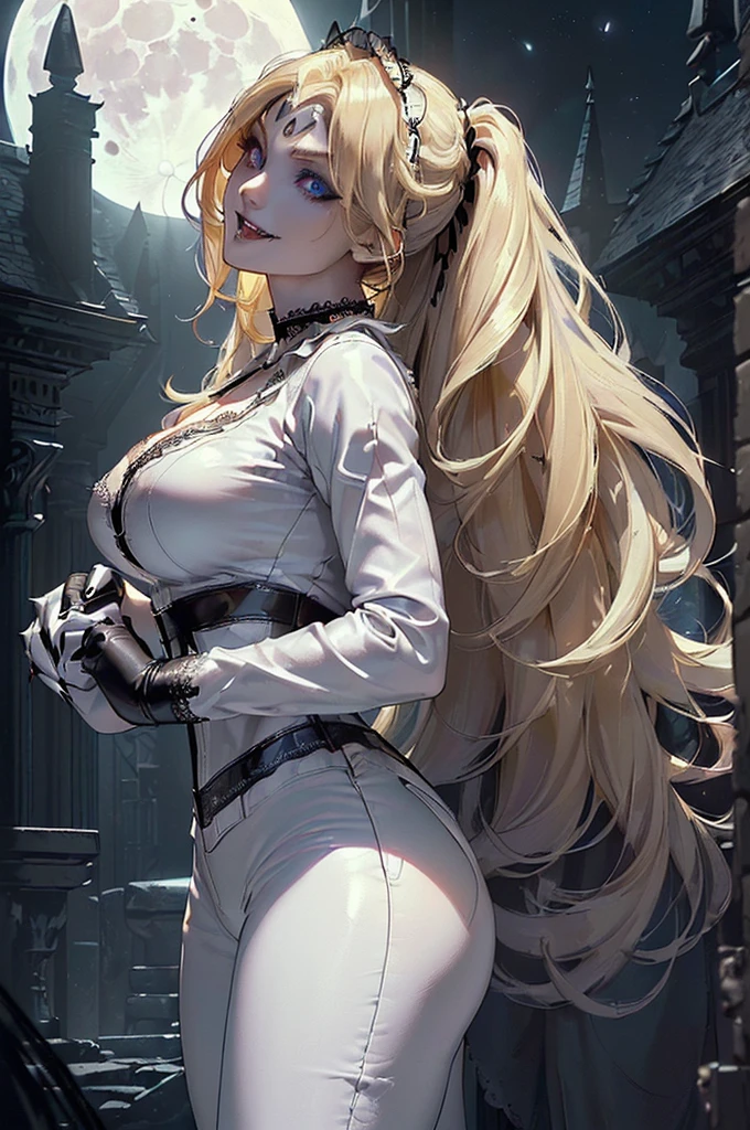 Black and white line art coloring page of a beautiful woman in the style of anime realism, wavy hair and perfect slim fit body, masterpiece digital art with gothic animecore influence, berry, vibrant, living room, highly detailed gothic style background, eye-catching composition, artgerm, milo manara, sharp focus, portrait, monochrome,