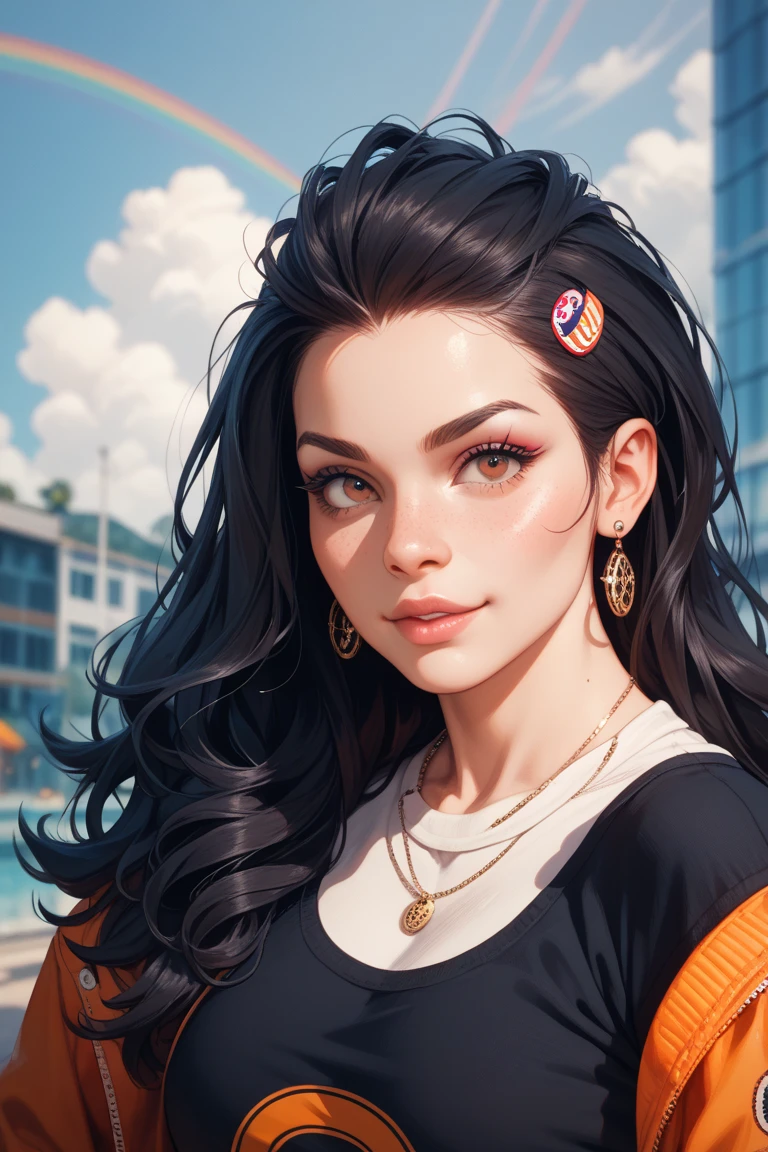 masterpiece, best quality,     <lora:madisonbeer:0.9> madisonbeer, open jacket, black jeans, light smile, upper body, hand in own hair,   <lora:add_detail:0.5>, outdoor,  <lora:skin_tone_slider_v1:2> <lora:people_count_slider_v1:2>