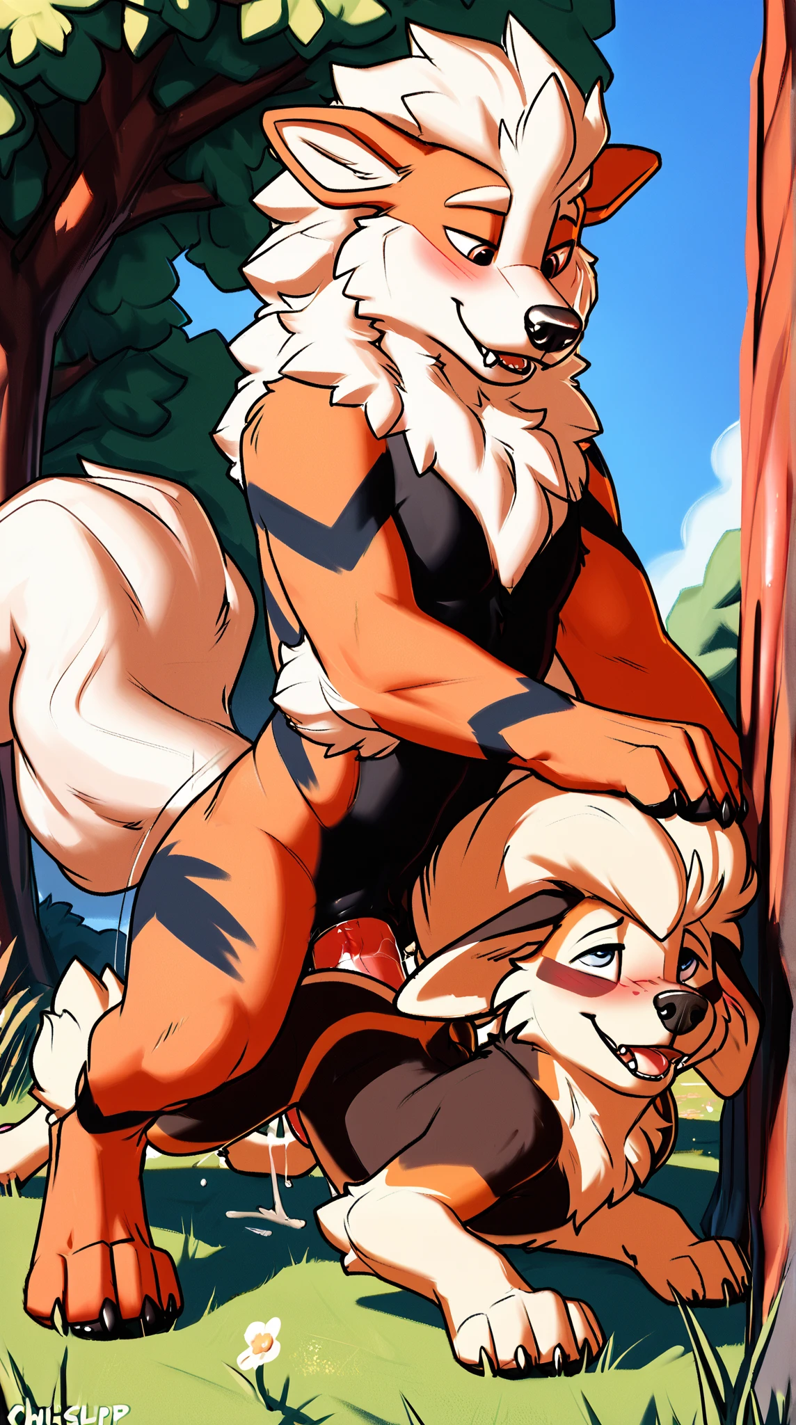 Lycanroc, messy diaper