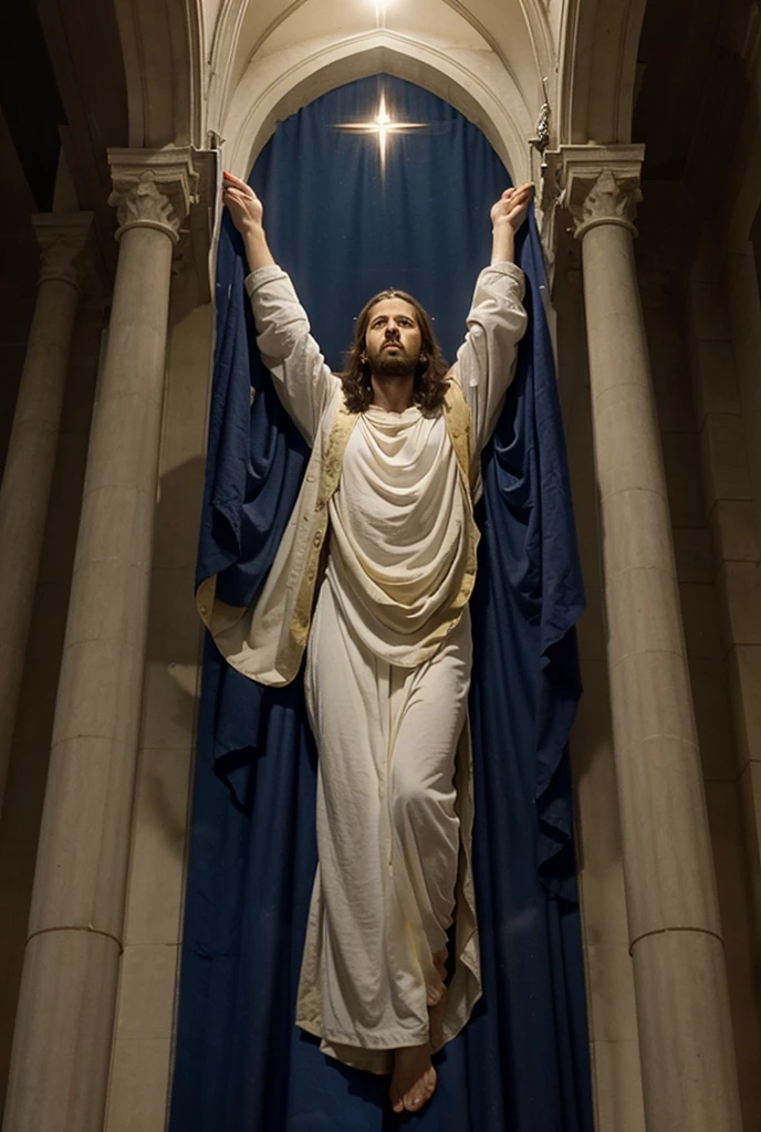 Jesus with outstretched hands