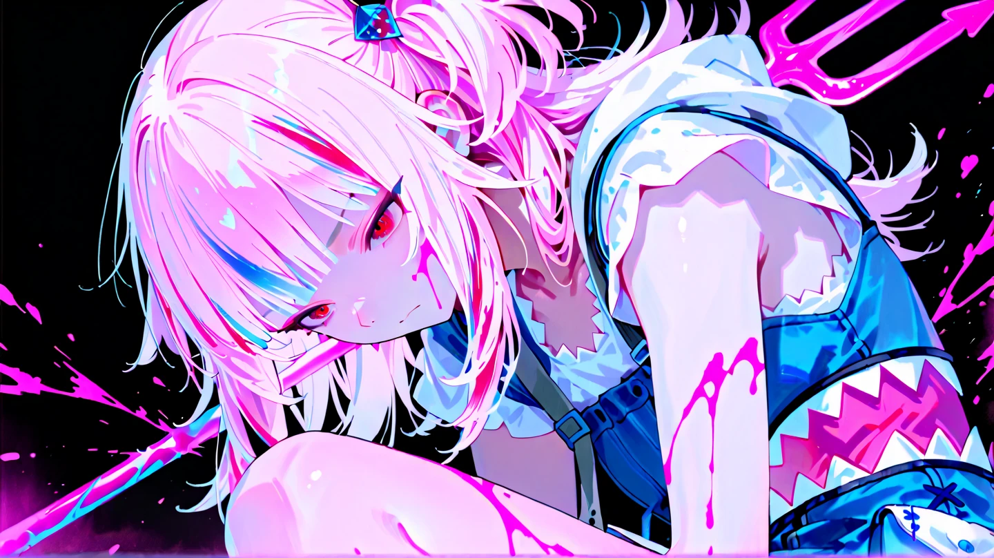 ((best quality)), ((highly detailed)), masterpiece, absurdres, (detailed eyes, deep eyes), (1girl), reflection, (bend over), leaning forward, facing the viewer, cleavage, ((downblouse))<lora:Natsuki_V1:.75>, Natsuki_(doki doki literature club), pink eyes, pink hair, short hair, bangs, swept bangs, hair ornament, hairclip, hair ribbon, two side up, blush, pouty lips, small breasts, ((pink clothes)), tube top, sweatpants, high-heels, <lora:fromBelowPOV_v1:1>, foreshortening, from below, from behind, facing away, looking away, reaching up, upskirt, pantyshot, pink striped panties, inside, in a closet, bookshelf, (indoors, at a garage, car), <lora:BrokenGlass:.9>, IncrsBrknGls, broken glass, reflection