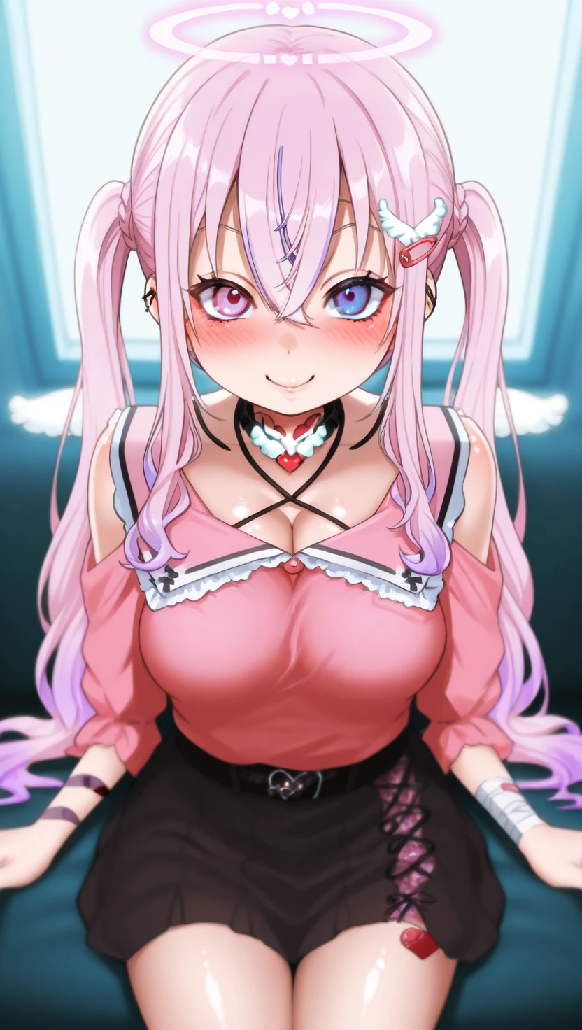 masterpiece, Highest quality, One girl, hentai Spreading pussy,Clear cervix ,Clear clitoris, Spreading pussy, Grabbing Pussy, Place your hands between your legs, (littlegirl:1.6), (Large Breasts:1.4),8yo