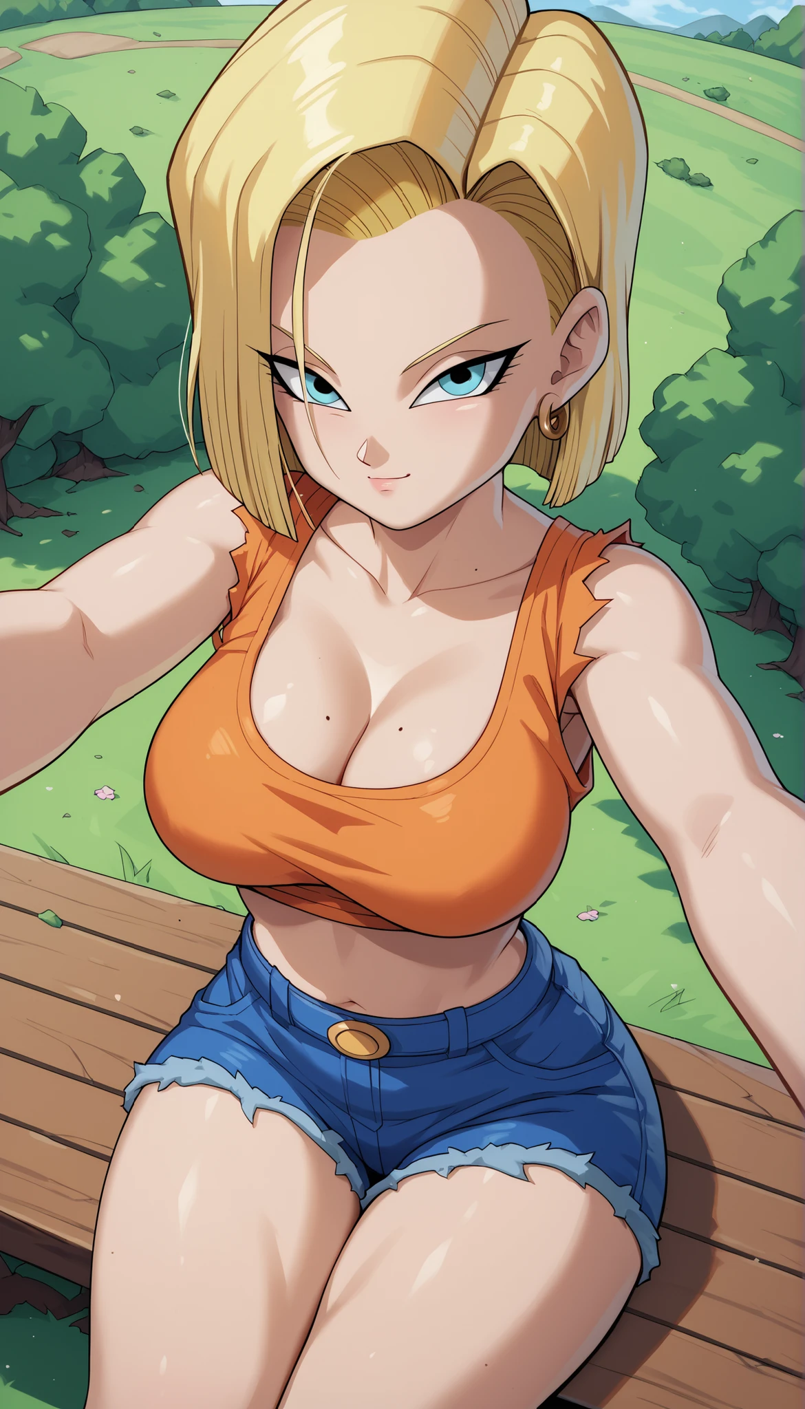 Android-18 [Dragon Ball Z] (cutesexyrobutts) - Hentai Arena, anime, anatomically correct, super detailed, high quality, 4K