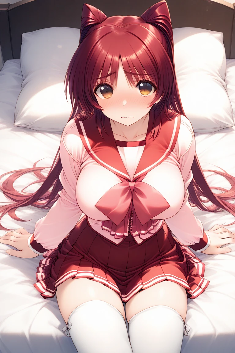 (Browsing Caution:1.5), (Realistic, photo Realistic:1.2), ((highest quality)), Shift the center of gravity backwards, Quite Embarrassing, Beautiful facial details, Real human skin, Gentle expression, Front view, Angle from below, Realistic, photoRealistic, whole body, thin, very cute, Small breasts, blue eyes, Semi-long hair,Black Hair, Braided hair, Lying down, Wide-open legs, Elevate your legs, White costume, Bunny girlの耳, Bunny girl, Half undress, Wet body, Sweat, Under the chest, Embarrassing, Blushing, Cleavage, octopus, sunlight, Tentacles, Sex, (raped by Tentacles:1.2), Constraints, Spread your legs, (Vaginal with Tentacles inserted:1.4), Creampie, Show your chest