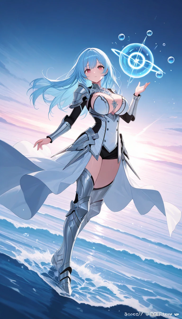 ((masterpiece)), ((best quality)), (ultra-detailed), ((kawaii)), cute, (lovely), ((sexy)), (ero), ((extremely detailed)), 4K, (8K), best quality, (beautiful), anime style2, extremely detailed game CG, a cute girl, 1girl, solo, Chinese dress, beautiful silver hair, beautiful light blue eyes, ((beautiful eyes)), white-skinned, long hair, buttocks, large breast, light smile, sparkling effect, shiny-glistening, gleaming, reflection effect, shiny, latex