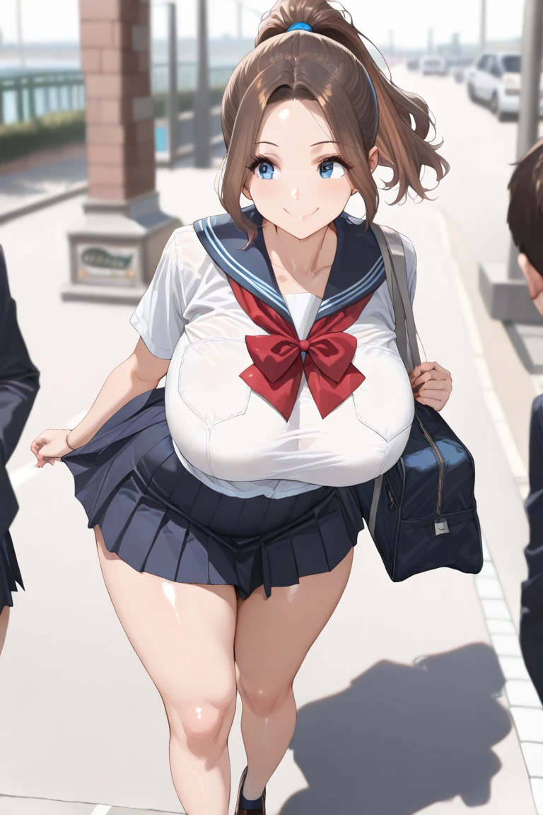 masterpiece, Highest quality, Nico_Yazawa,High resolution, 1 Girl, alone, Brown Hair, short hair, Twin tails、Purple eyes, , , (Cleavage)、(Beautiful thighs), Carrying a red backpack, (randoseru backpack:1.2) Sweaty、Thick thighs、Highest quality、4K、One girl, 8-year-old, , cute, Grin, (Surrounded by men in the park))、、His penis is exposed through his thick thighs, Surrounding the girls、Semen from the penis、Bukkake、Bukkake、(Bukkake)With projectile、Blowjob、Lots of passersby、Ahegao、Low length、、、Handjob、School Swimsuit、、Spread your legs、(Handjob)(Blowjob)Knee socks、Plump、Big Breasts