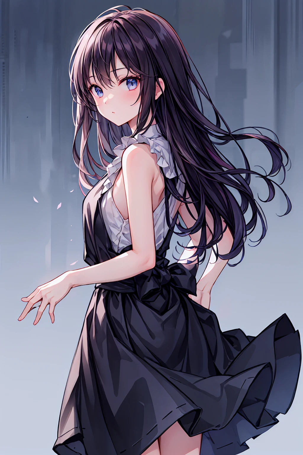 (animal ears), dark brown hair, blue eyes, (masterpiece), (best quality), (ultra-detailed), more_details:-1, more_details:0, more_details:0.5, more_details:1, more_details:1.5, glowify