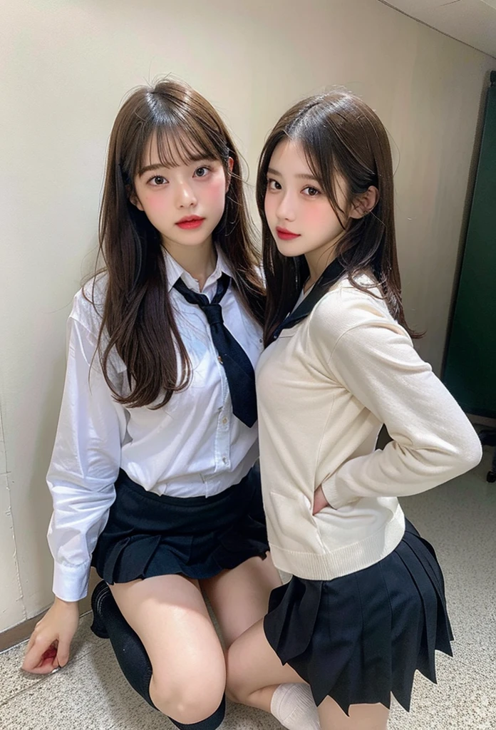 Pupil correction，best qualtiy，tmasterpiece，超高分辨率，（realisticlying：1.4），teens girl，Juvenile