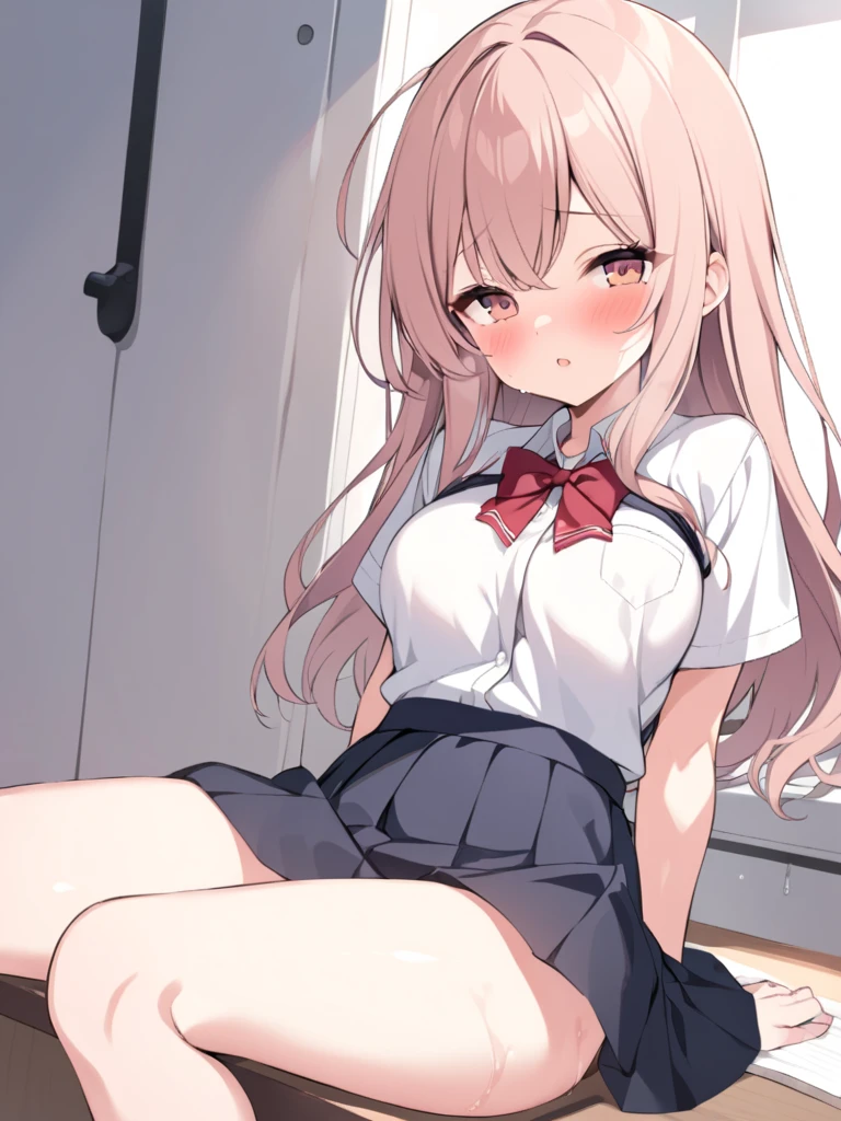 masterpiece、Best image quality、最high quality、cry女の子、(blush, Perfect Face),   independent , Looking into the camera, masterpiece, Anime art style, Cute Characters, Most detailed, high quality、blush, (cry)、(No clothes)、naked、((missionary position, spread legs, legs up))、Shiny Hair、Very fine and beautiful bright eyes、Very detailed, clear and beautiful face, Awards, Anatomically correct