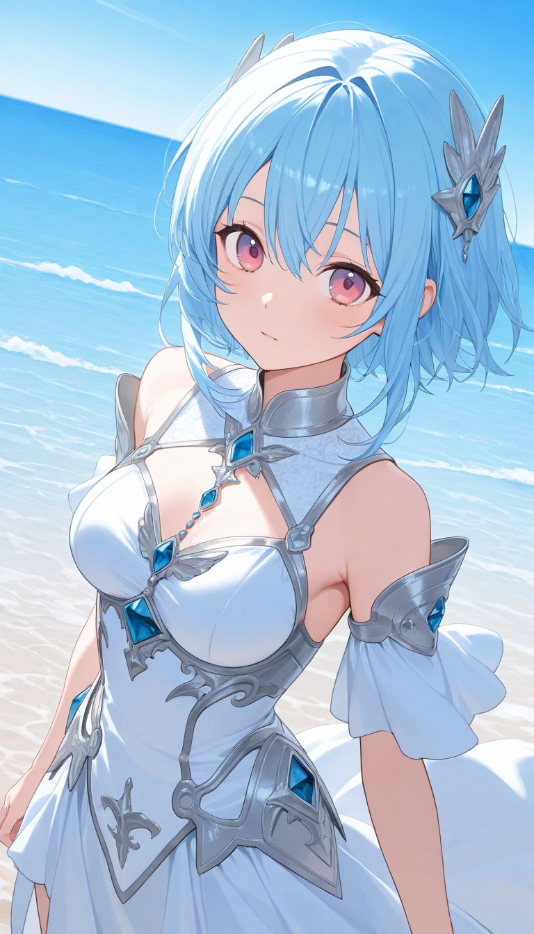 1 woman、Radiant hair、fluffy and soft hair、Sparkling eyes、爆乳、Too large breasts、Seductive breasts、Sheer underwear、Tiara of the Goddess、goddess god々Feeling、lace cape、aquamarine choker、Castle Room、Long Lace Bale、Ruffles and ribbons、A smile、The upper part of the body、 A glowing wand made of crystal.、Wings encrusted with aquamarine、A benevolent look、Eternal brilliance、Too large breasts、爆乳、puffy chest、Cinderella's Castle、Navel Ejection、I can see my nipples