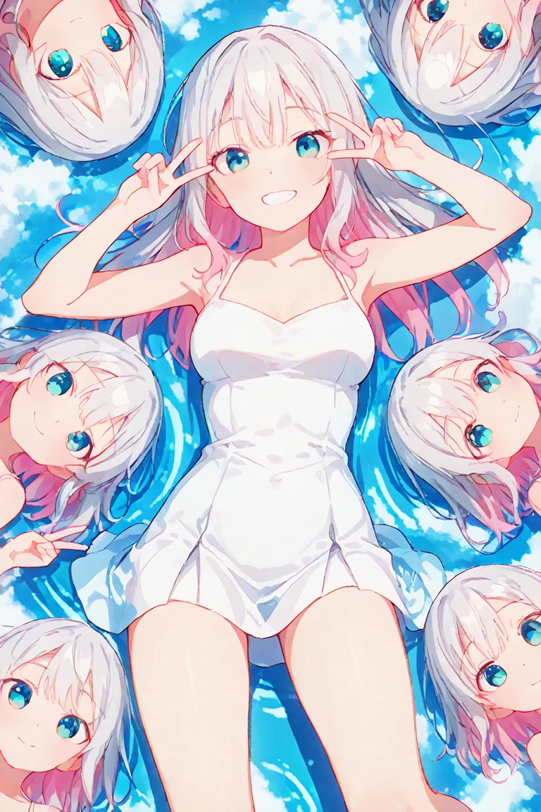 Exorcist woman、Tentacle rape,Woman raped by tentacles,Completely naked,One woman,Insert into the vagina,Pussy,Hime cut,Deformed characters,Completely nakedで校庭に立つ女性,Japanese schoolgirl,loose socks,loafers,Long scarf,4 heads,Flat Chest,Tentacles wrap around the body