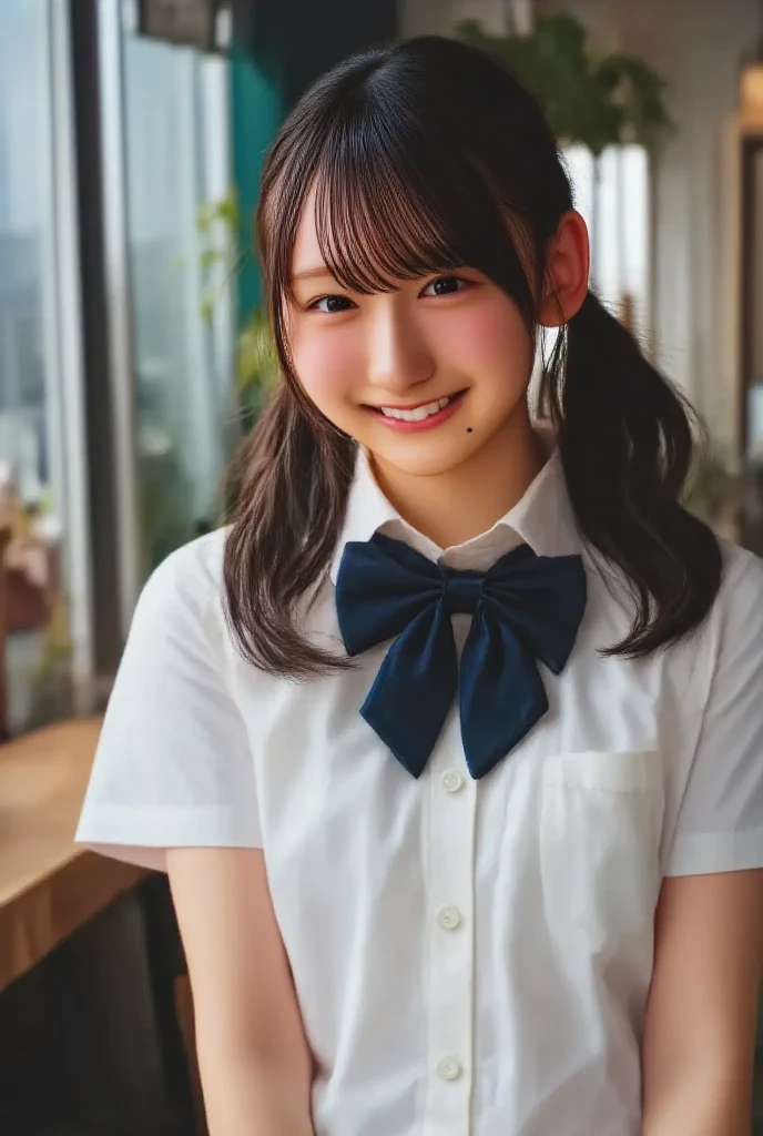 (highest quality),(RAW Photos), (Beautiful 17 year old Japanese girl), Cute Face, (Deeply chiseled face:0.7), (freckles:0.4), (In underwear), (Standing in classroom), shy, (smile),, (Sparkling eyes)),whole body, Girls standing in a school classroom, Red plaid bow tie,bangs,Smile a little,Thighs,knees,Low Ponytail,From below,((Voluptuous body),(太いThighs)
Sit at a desk, Spread your legs, panties,Childish bra,