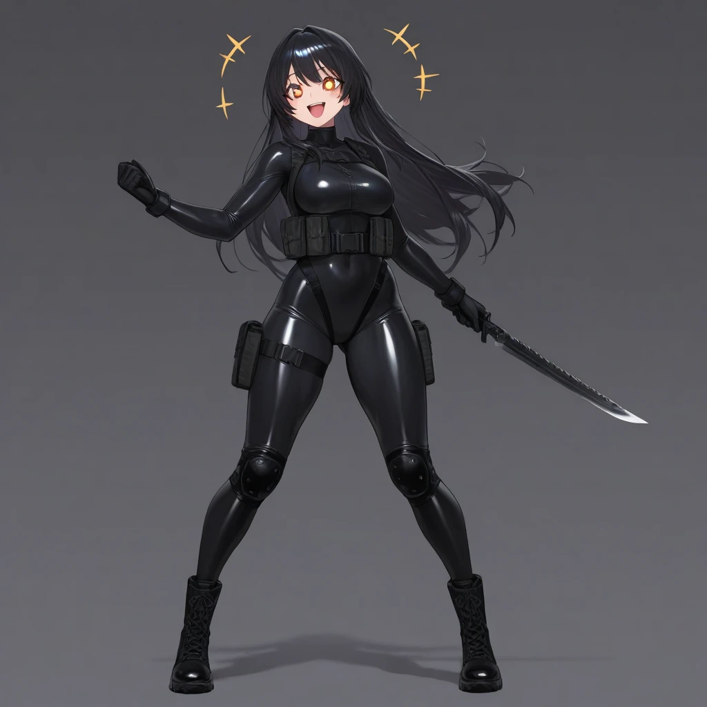 Japanese girl、Close-up of a girl in a black leotard、Black glossy leotard、Black boots、Wearing a belt around the waist、Saiyan Girl, wonderful, Nano Girl, Female body type, Inspired by Hiromu Arakawa, Anime Manga Robot!! Anime Girls, Fubuki, Full Body Suit, by Hiromu Arakawa、wonderful, silk, Beautiful and attractive anime teen, Anime Girls of the future, tears,Drooling,Pee,Sweat,Tongue out,incontinence,Peeing,Mouth open and tongue out,Estrus,Eyes wide open,Estrus,Blushing,Nipples are erect,Face is hot,Lust、Mouth wide open and tongue sticking out、incontinence、My crotch is wet、Crying face、Drooling、Camouflage on the face