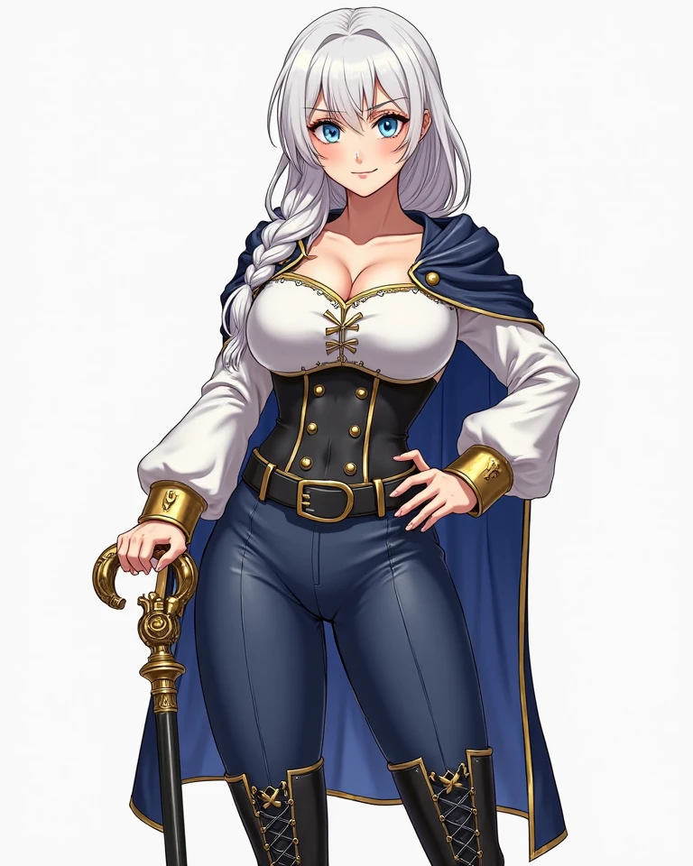 attractive female servant is cleaning in a medieval castle, slim, fit, humble clothing