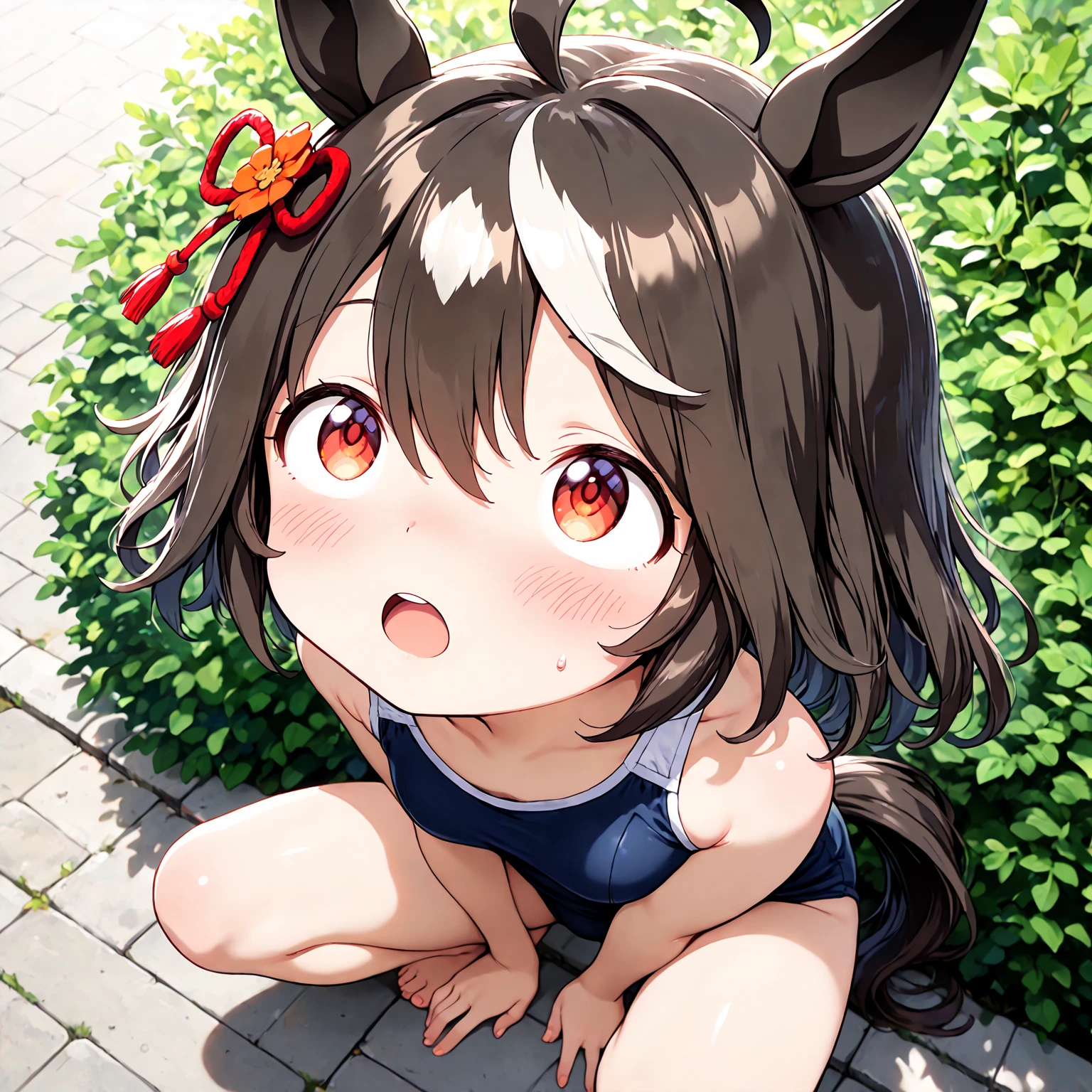 ((masterpiece, best quality)), high resolution,ultra detailed,8k,16k,detailed background, perfect lighting,detailed beautiful eyes, 1girl,solo,nsfw,embarrassed,blush,show off nipple,in heat,heavy breathing,saliva trail,look at viewer,(oral,screaming,show mouth:1.4),ahegao,face focus,portrait,(from above:1.4),(steam,sweat,from front),chin up,seductive eyes,fisheye lens,be breathless,stick tongue out,kneeling,
,kawaii,teenage,short stature,short body,medium breast,nicenature,
nicenatureuniform,brown hair,gray eyes,short twintail,seaside beach,sky