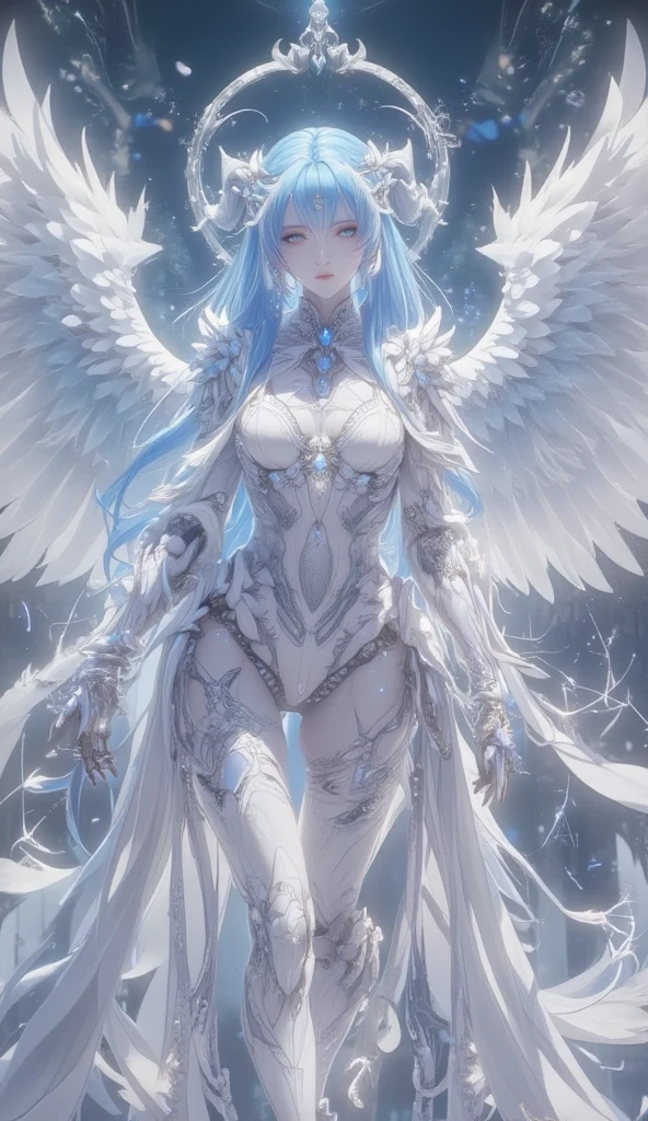 ((Masterpiece, best quality)),photography, detailed skin, realistic, photo-realistic, 8k, highly detailed, full length frame, High detail RAW color art, diffused soft lighting, shallow depth of field, sharp focus,
edgGaruda_dress, a white and blue bird_woman with wings spread ,wearing edgGaruda_dress
<lora:edgGaruda:0.7>