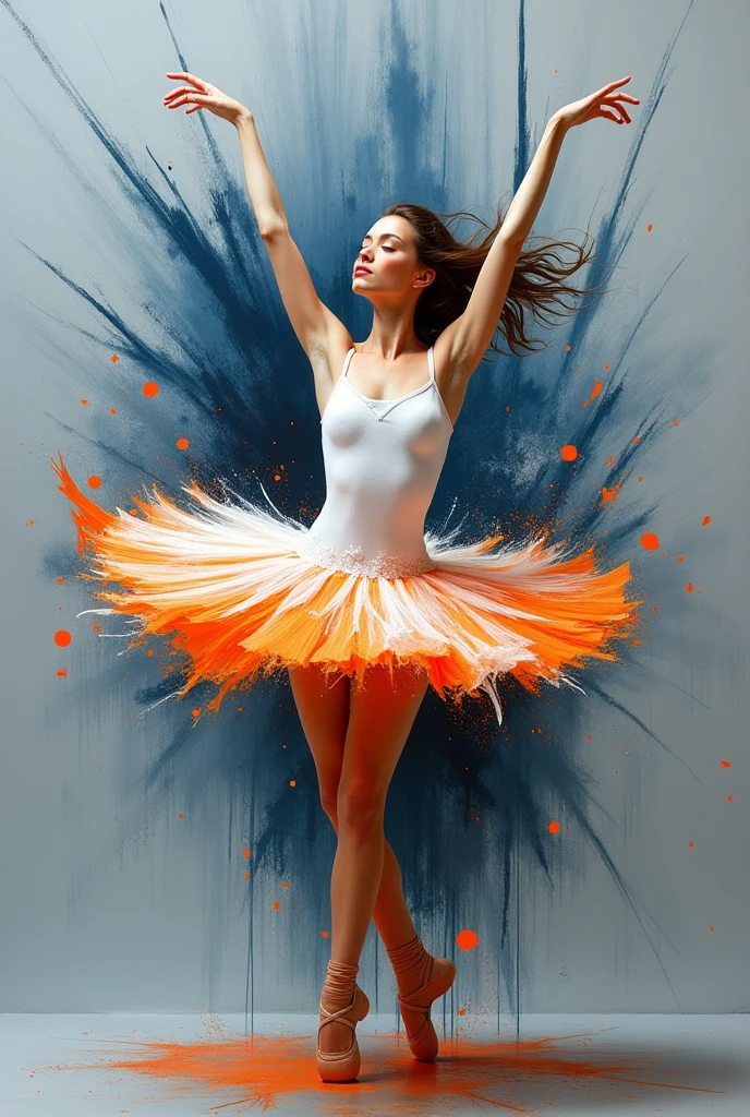 (unity 8k wallpaper, ultra detailed, masterpiece, best quality, official art, beautiful and aesthetic:1.2),1girl,gradient background,Gorgeous,<lora:flora:0.7>,full body,dance,
