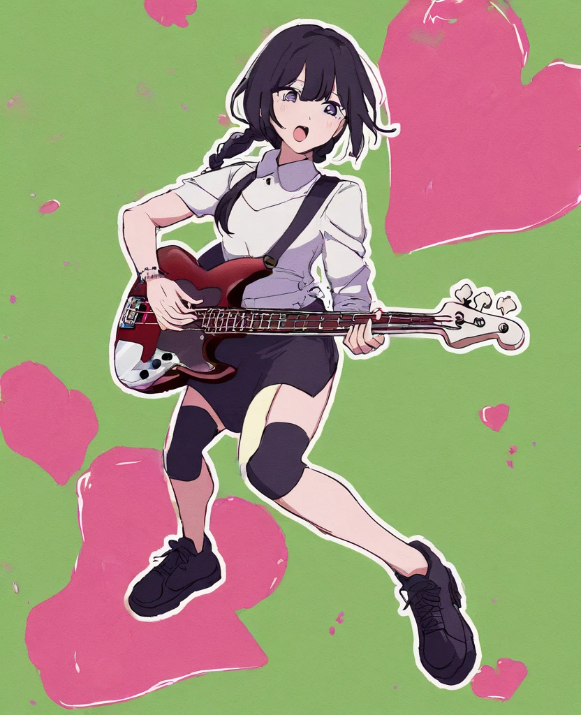 Black Hair, Long Hair, Cute Hips, lure, ,(Cotton shirt、hot pants、Striped thigh-high stockings、sneakers),Bend、BREAK Perfect Anatomy、highest quality、(cute:1.1)、(cute)、(High resolution:1.2)、Unbelievably absurd:1.3、Incredible illustrations、(cuteイラスト:1.2)、Beautiful background、(1 girl) 、solo)、(10th Generation、JK、、Small :1.2)、slen、、、Eye highlights、embarrassed、、full body、(from behind、from below)