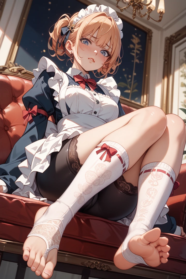 A girl in a black bikini、Wearing a hat,masterpiece, best quality) detailed,silver accessories , Blonde ,elegant, Pointed ears ,Black shirt,Black pleated skirt,Ponytail,Waist-length hair,Smile,Star decoration,Lace lace socks,vampire,Lace underwear,Lace stockings,Exposing thighs,(Nurse Clothing),thorns,Rose,很多Rose,Rose海