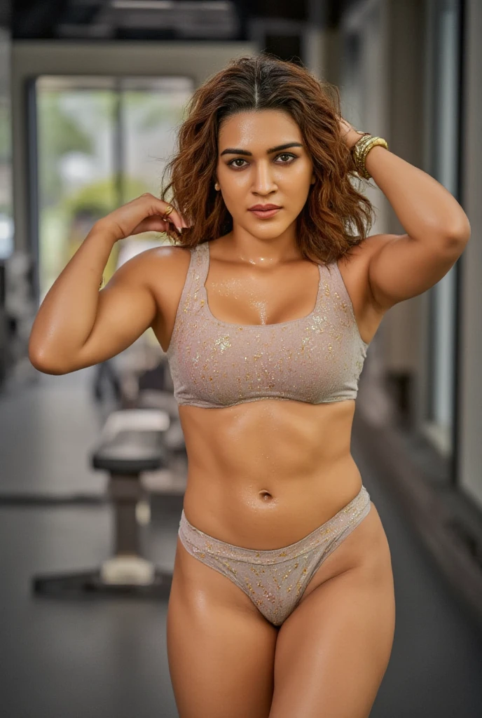 No make up, cold temperature,close up photo of semi naked Pooja hegde,hotel bedroom,  intricate details, cold room, lean eyebrow, pooja hegde,pooja1, kodak, looking at viewer,detailed background,((insanely detailed skin texture , darkskin transparent underwear, tall fleshy figure , extremely sexy photograph, actress , celebrity  ))