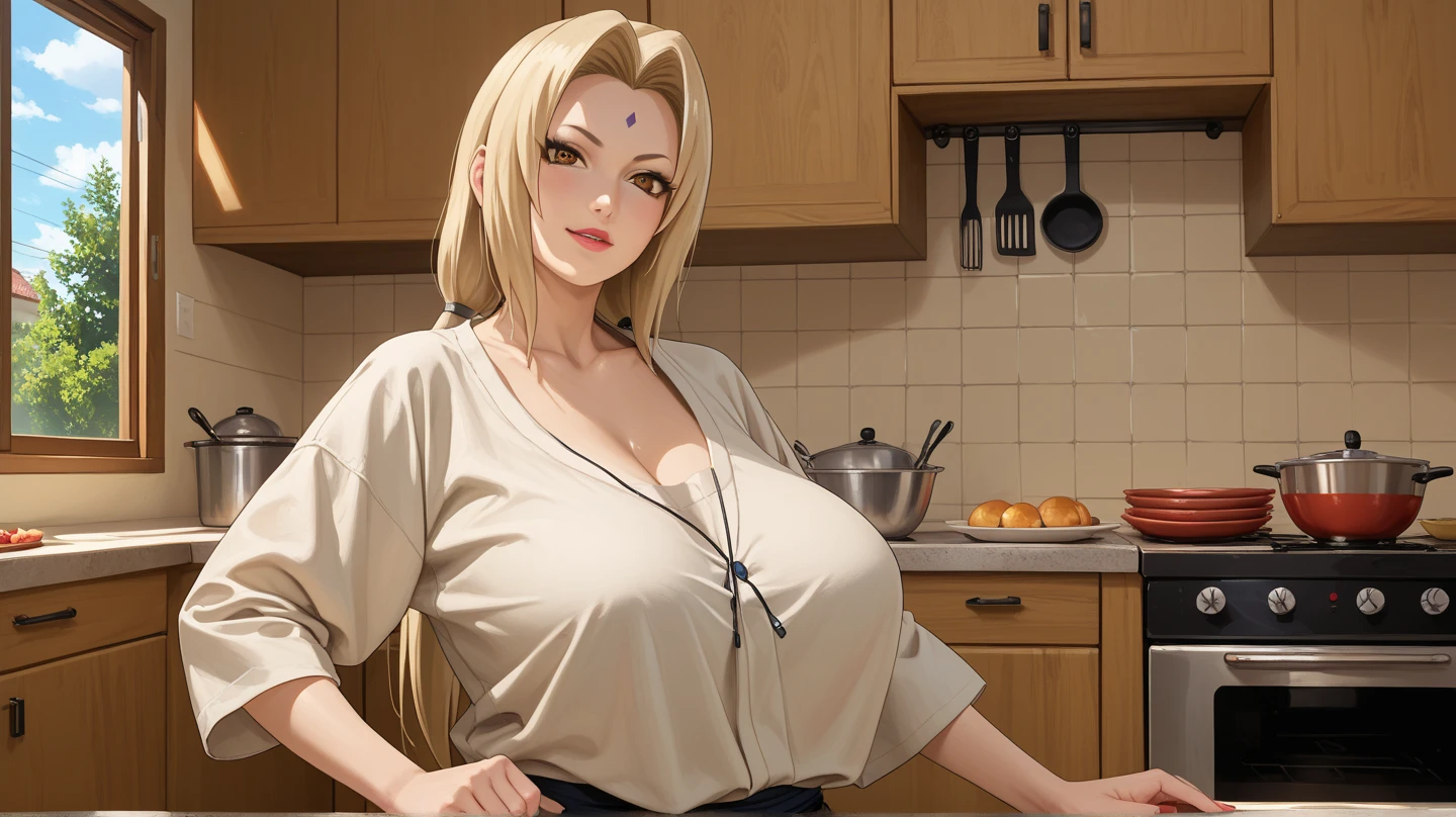 ((sexy cap))(enormes tetas), escote, buena anatomia Film movie still, tsunade 、Se destaca、30 years、piel palida、sonrisas inocentes、(A detailed Face)、(piel detallada)、wet, Los detalles son complejos、Shallow depth oF Field、[volume Fog]、movie lighting、ReFlectors、una Canon EOS R5、lente de 50 mm、F / 2.8、shot at 8k resolution、de cerca, inside the room, escritorios, verdor, ((huge tits)), tongue out, tongue out, tongue out, makeup, light smile, wince, hair flower, maid headdress, jewelry, blunt bangs, braided ponytail, parted bangs, twin braids, very long hair, embarrassed, UHD, retina, super detail
