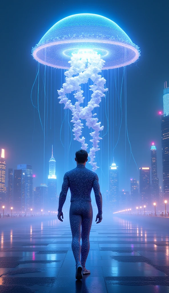 (cute, fat, obese, anthro, male, dog), nude, fullbody, walking, back view, night, park, (((skin glowing mad-mbp))), highly detailed, intricate details, best quality, masterpiece, ambient lighting, detailxl, ZPDXL2