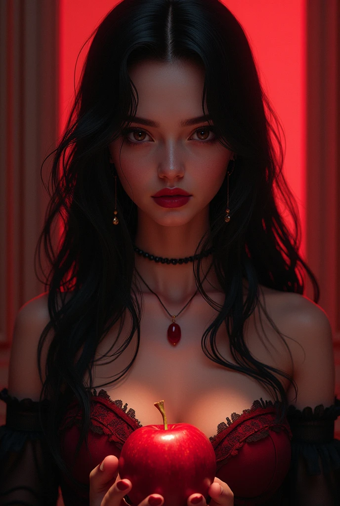 (Realistic:1.5), (((editorial photography))), (((extremely detailed))), ((masterpiece)), (gorgeous gothic woman in black red spider's web), dramatic lighting, (cinematic light:1.1), full body, (cute sexy:0.8), (cute face:1.2), Pleasure, faded colours, depth of field, 35 mm, analog photo style, gothic background, red splash particles with small luminism, spiders around, sunset, red dawn, dark atmosphere, medieval, intricate hair, inricate small details, (pale skin), hair ornament, long black hair, (fantasy world), (textured skin:1.4)