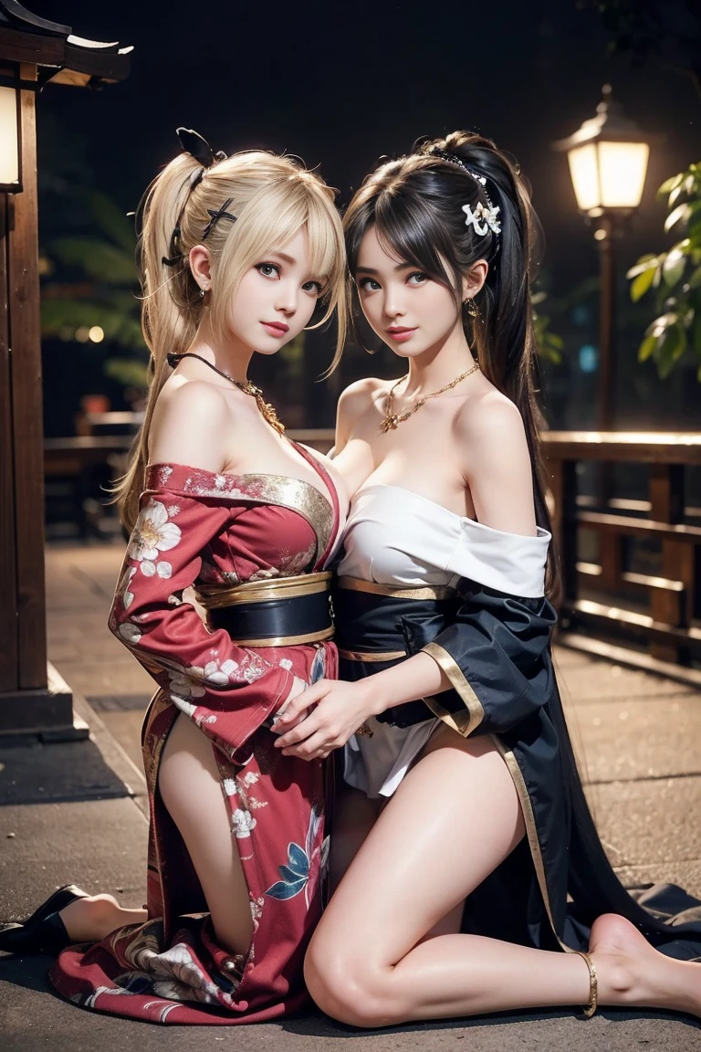 ((2girl : 1.8)), ((resort island:1.6))、((night time)), ((full moon)), lace veil, long veil, high-definition images, dark skin, ((anatomically complete:1.2)), accurate legs, atmospheric perspective, 8k, super detail, accurate, best quality, two shot, two women, ((bellydancer:1.6)), different color clothes, ((show off nipples:1.9)), ((show off pussy:1.5)), ((spread pussy:1.5)), pussy juice, open mouth, open legs, (ecstasy face), (drooping eyes, blush sleepy), slut, (showing off her areola), masturbation, outdoor, in ocean, ((crouching on beach)), sitting line up, cute face, accurate arms, 8K, masterpiece, perfect legs, perfect body, (different hair style:1.3), (different face:1.3), ((hair up)), 1girl is black hair and another girl is blonde hair, natural pause, balanced body, skirt lift, ((no extra legs)), no extra hands, no long neck, natural, 2 legs, 2 hands, ((open clothes:1.5)), ((two girls lined up)), Both of them have their clothes open,((large breasts)), female public hair, Both of them have their clothes open, one small pussy, natural skin, ((looking at viewer)), from below, accurate fingers,