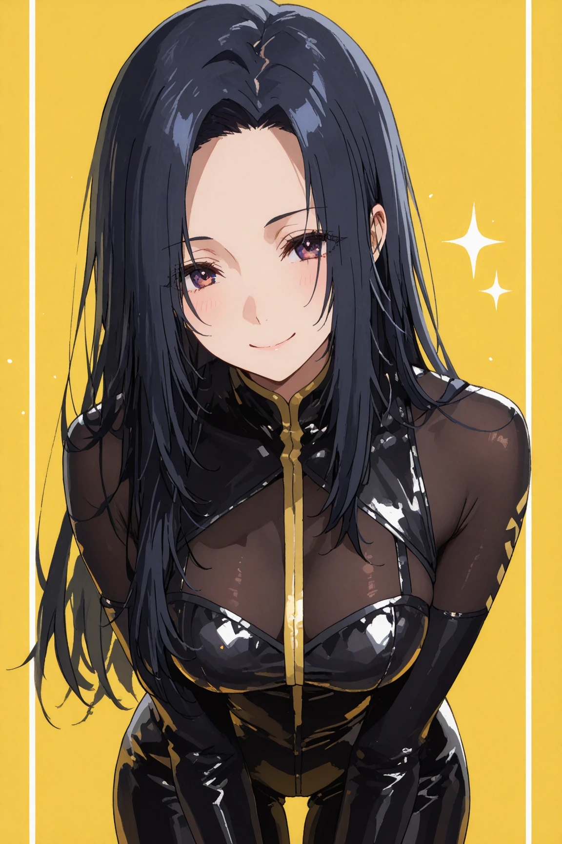 alone, Upper Body,
It's the shoulder., Black PVC costume, (black pvc serafuku:1.3), (Black PVC Pleated Skirt:1.1), Black PVC Elbow Gloves, Black PVC thigh-high boots, (Garter Straps:1.2),
Wicked Smile,
Shiny Hair, Shiny skin,,,Dark shadowed face,Sadistic smile,Malice,Contempt,smile,latex,Bad face,,,two hands,two legs,five fingers,evil background,elbow gloves,latex, Wicked Smile, devilish aura (Shiny fabric:1.5),Dark world background,独奏,