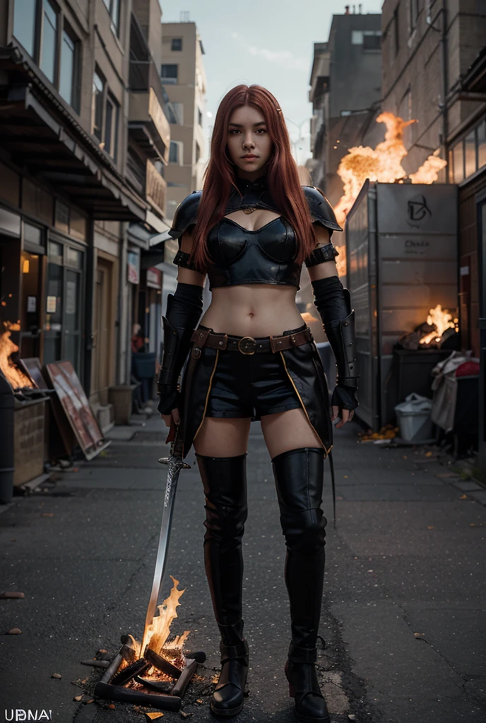 A demon slayer girl