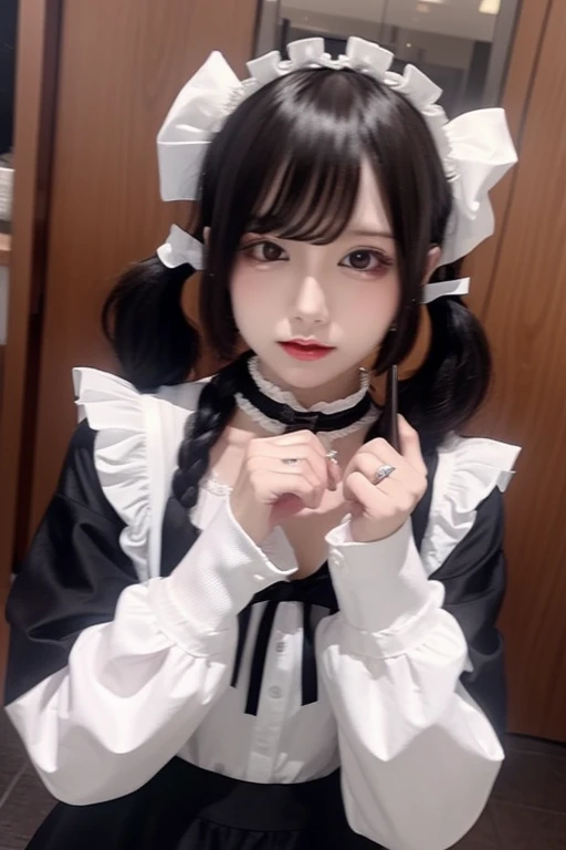 (((masutepiece, Highest Quality, High Definition, high detailing)))), POV, 1girl in, (((Holding a photo ID in your hand))), , oral,Landmines are women、Menhera、frustration、Libido processing、nsfw,