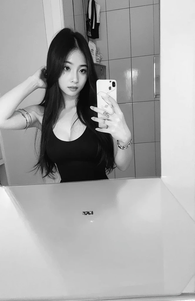un gros plan d'une femme prenant un selfie avec un appareil photo, jennie rose noire, beautiful south femme coréenne, gorgeous young femme coréenne, beautiful young femme coréenne, Fille coréenne, belle fille asiatique, une jeUne femme asiatique, jeune visage coréen adorable, Une femme asiatique, Fille asiatique aux cheveux longs, femme coréenne, Caractéristiques asiatiques, beau visage asiatique, Belle femme asiatique, joie velours rouge